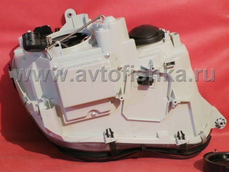 Mercedes C W203 (03-07) фары передние линзовые хромированные под ксенон и электрокорректор, комплект 2 шт.