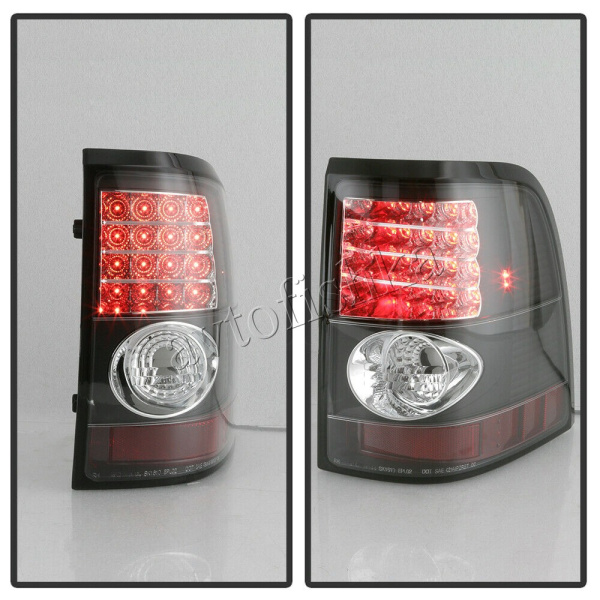 Ford Explorer (02-05) USA фонари задние светодиодные черные, комплект 2 шт.