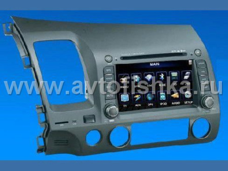 Honda Civic VIII (2006-) автомагнитола с 7 дюймовым HD экраном, GPS навигацией