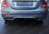 Mercedes-Benz E-Klasse W213 2016 - 2020 Диффузор заднего бампера 6.3 AMG с насадками на глушитель