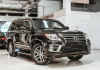 Lexus LX 570 (рестайлинг) 2012 - 2015 Обвес Спорт пакет черный