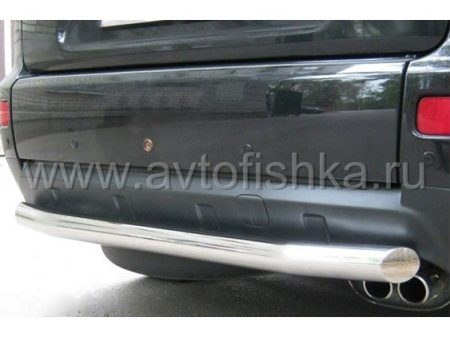 Peugeot 4007 (07-) защита заднего бампера, труба 70 мм