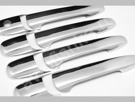 Mazda CX-7 (2007-) накладки на ручки дверей из нержавеющей стали, 4 шт.